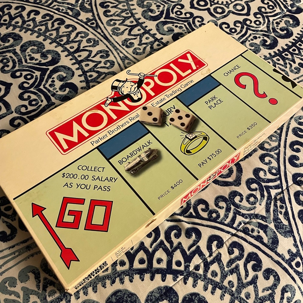 vintage 1985 parker brothers Monopoly- Classic Edition